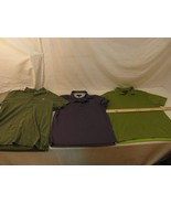 Banana Republic Large Lime Green Purple Forest Green Pullover Polo Shirts - €60,50 EUR