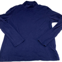Croft and Barrows Classic Turtleneck Shirt Size Medium Blue - £9.72 GBP