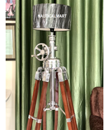  Royal Marine Tripod Floor Lamp Vintage Studio Light  Spotlight in Nicke... - €778,08 EUR