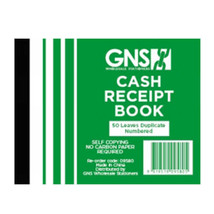 Carbonless 50 Leaves Cash Receipt Book 10pk - Duplicate # - £43.87 GBP
