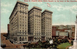 California San Francisco Hotel St. Francis Union Square 1907-1915 Postcard - $6.55
