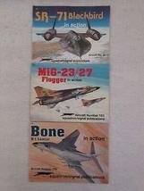 Lot of 3 Squadron/Signal Publications Modern Aircraft Flogger / Blackbird / Bone - £61.37 GBP