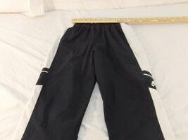 Children Youth Boy's Nike Lined Track Pants Dark Blue White Stripe Pocke... - $11.12