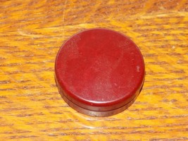 Vintage Maroon Unmarked Condom Tin - €46,31 EUR