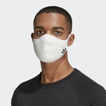 Adidas Authentic Face Mask Cover White Size &quot;Medium/Large&quot; - $10.88