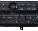 Audio Equipment Radio Control Panel Without Park Assist Fits 06 QUEST 40... - $77.22