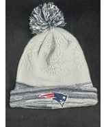 New England Patriots New Era Snowflake Beanie Pom Winter Hat FREE SHIPPING - £12.36 GBP