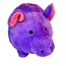 FAB NY Purple Piggy Bank Plush 14&quot; Jumbo Soft Coin Money Savings Holder EUC - $22.49