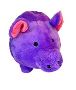 FAB NY Purple Piggy Bank Plush 14&quot; Jumbo Soft Coin Money Savings Holder EUC - £17.69 GBP