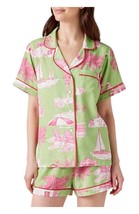 Katie Kime florida toile pajama set in Green - size S - £69.57 GBP