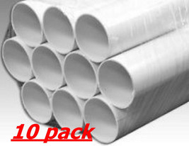 2 inches by 8ft length PVC White Pipe sold 10 pcs - £119.00 GBP