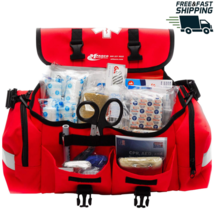 Stocked Trauma Bag Kit First Responder Medical Supplies Emergency BLS Ai... - $138.59