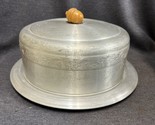 West Bend Acorn Cake Carrier Vintage 50s Midcentury Aluminum Used - $26.73
