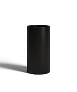 DTY Signature Mount Oxford Tall Outdoor Planter - Small Black Modern Tal... - $57.84