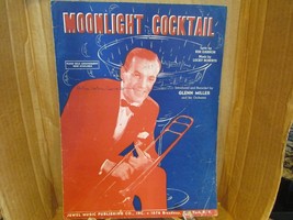 MOONLIGHT COCKTAIL GLENN MILLER COVER 1941 JEWEL MUSIC   SHEET MUSIC - $73.13 MXN