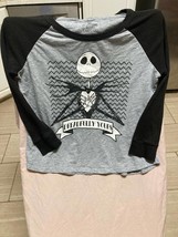 Disney Nightmare Before Christmas Dreadfully Yours Jack Long sleeve size L - £11.68 GBP