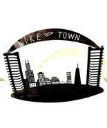 Nike Town 1990 Artisan Metal Art Sculpture Cassette CD Holder Welded Pai... - £158.22 GBP