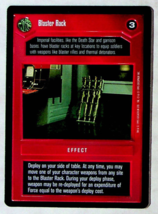 Blaster Rack CCG Card - Star Wars Premier Set - Decipher - 1995 - £1.16 GBP