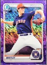 2020 Bowman Chrome Forrest Whitley #BCP-192 Purple Shimmer Houston Astros - $1.99