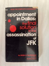 Appointment In Dallas - Hugh Mc Donald - President John F Kennedy Assassination - £3.16 GBP