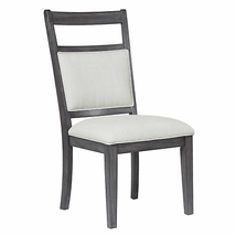 Shades Of Gray Upholstered Slat Back Dining Chair Set Of 2 - £576.20 GBP