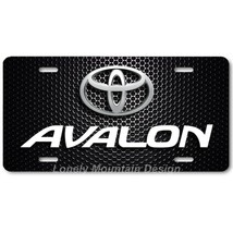 Toyota Avalon Inspired Art White on Mesh FLAT Aluminum Novelty License Plate - £14.25 GBP