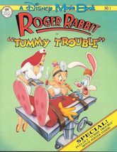 Disney Movie Book #1 Roger Rabbit in Tummy Trouble Graphic Novel 1990 NE... - $14.49