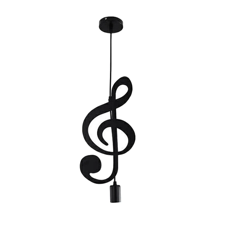 Pendant Light, Ceiling Light Music Note Hanging Light Shade Chandelier For Loft  - £172.95 GBP