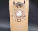 Vintage 1978 Stromberg-Carlson 554B Beige Rotary Wall Telephone Retro Phone - $49.49
