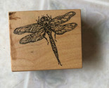 Intricate Dragonfly Bug Insect Animal PSX F-2870 Wood Rubber Stamp - £15.21 GBP