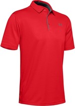 UNDER ARMOUR MEN&#39;S TECH GOLF POLO ASSORTED SIZES 1290140 600 - $24.99