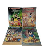 4 Snow White And The Seven Dwarfs Golden Coloring Activity Books - $24.24