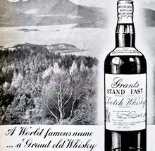 1952 Grant&#39;s Scotch Whiskey Grand Scotland Advertisement Sphere UK Impor... - €16,98 EUR