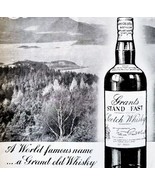 1952 Grant&#39;s Scotch Whiskey Grand Scotland Advertisement Sphere UK Impor... - $27.32 CAD