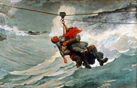 The Life Line by Winslow Homer. Boat Art Print Reproductions Canvas Giclee - £7.58 GBP+