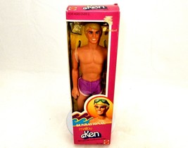 "Malibu Ken" 1981 Vintage Male Doll, 11", w/Accessories & Box, Mattel #1088 - £54.79 GBP