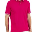 Club Room Men&#39;s Classic Fit Performance Stretch Polo Pink Peacock-Small - $14.97