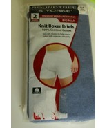 Two Roundtree and Yorke Knit 100% Cotton boxer briefs Size 52 Gray and Blue - $24.50 CAD