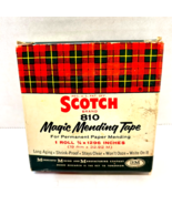 Vintage 3M Company Scotch Brand 810 Magic Mending Tape Original Box - $14.58