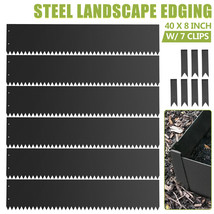 Metal Landscape Edging Borders Kit 6pcsx40x8 Inch Galvanized Steel Lawn ... - £84.92 GBP