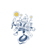 Sun singing t-shirt design  - $6.93 CAD