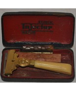 Rare! Vintage Schick Injector Gold Safety Razor with Case  - £37.22 GBP