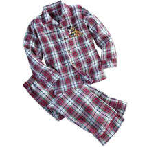 Disney Christmas Mickey Mouse &amp; Pluto 2 Piece Pajama Set for Boys Sz 2T ... - $372.19 MXN