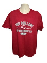 The College of Westchester 1915 Adult Large Burgundy TShirt - £14.24 GBP