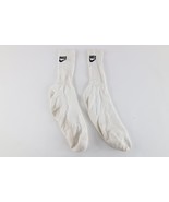 Vtg 80s 90s Nike Spell Out Travis Scott Swoosh Tube Socks White Mens Lar... - $29.65