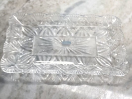 Cristal J G Durand France Candy Tray 7x10Inch - $74.79