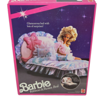 VINTAGE 1990 BARBIE DREAM HOUSE PINK SPARKLES RIBBON &amp; ROSES GLOW DARK B... - $66.50