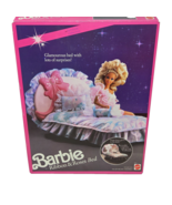 VINTAGE 1990 BARBIE DREAM HOUSE PINK SPARKLES RIBBON &amp; ROSES GLOW DARK B... - $66.50