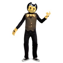 NEW Bendy &amp; Dark Revival Halloween Costume Boys S 4-6 M 8-10 L 10-12 - £19.97 GBP