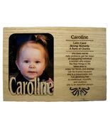 Personalized Name Profile Laser Engraved Wood Picture Frame Magnet - $14.99